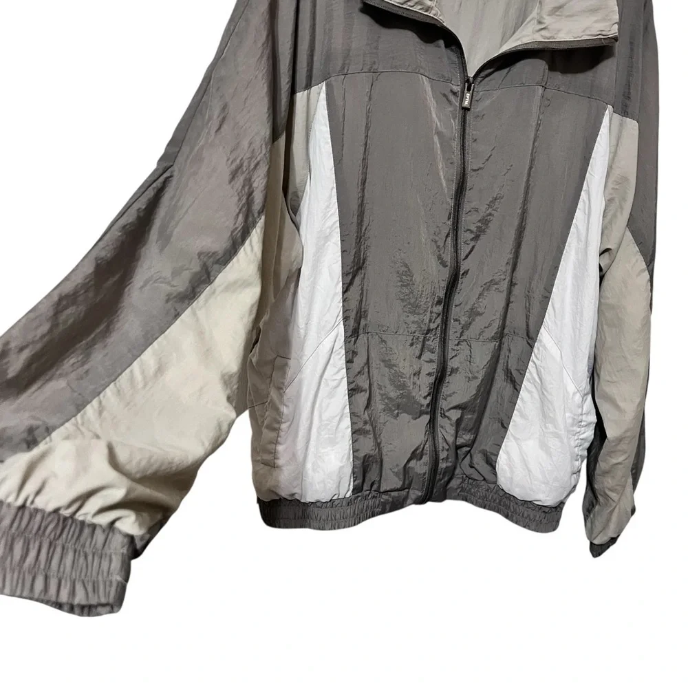 EPTM Jacket Size Large Mens Windbreaker Color Panel